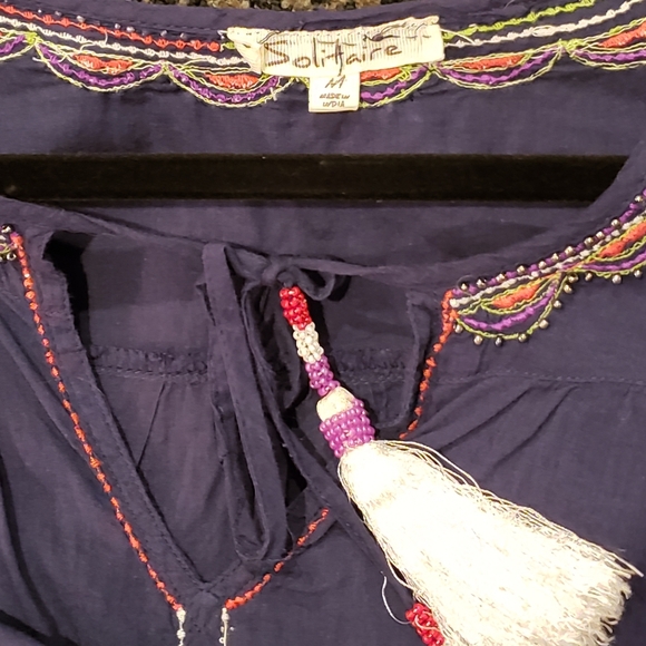 Boho Chic Tassel Top - Picture 2 of 6